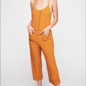 FREE PEOPLE HONEYCOMB JUMPSUIT